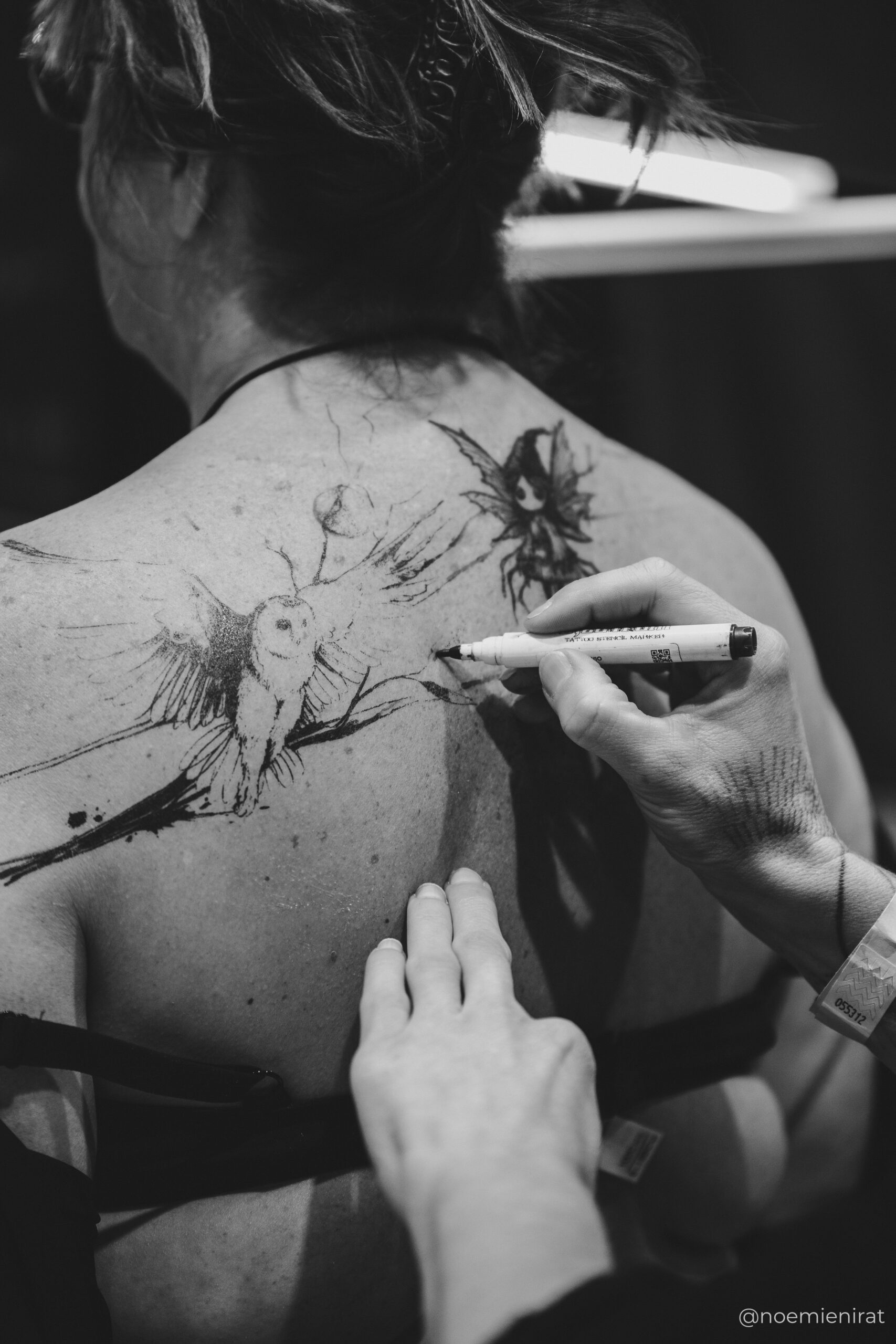 Tatouage d'un ancien élève formé à Annecy
